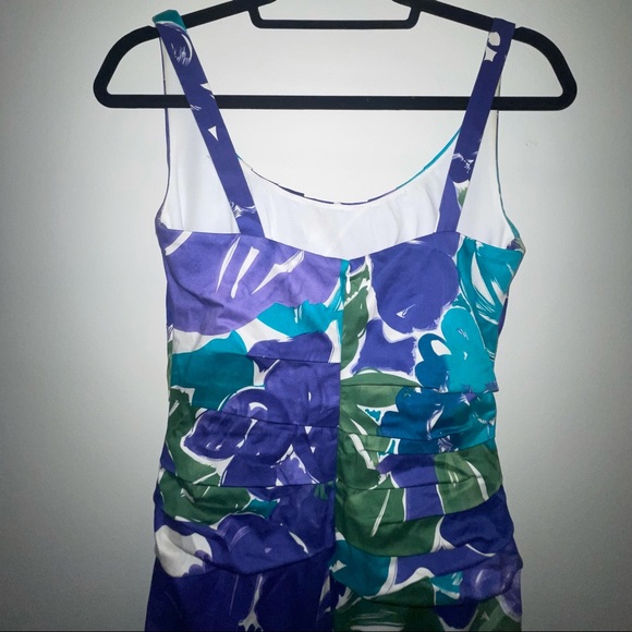 Purple floral Suzi Chin dress - Picture 4 of 5